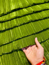 Premium Imported Crushed Velvet 9000 FABRIC - MEHENDI GREEN