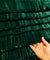 Premium Imported Crushed Velvet 9000 FABRIC - DARK GREEN