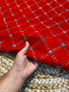On SALE - Most Premium Velvet 9000 Embroidered FABRICS (2.5 Meter Cut Size)
