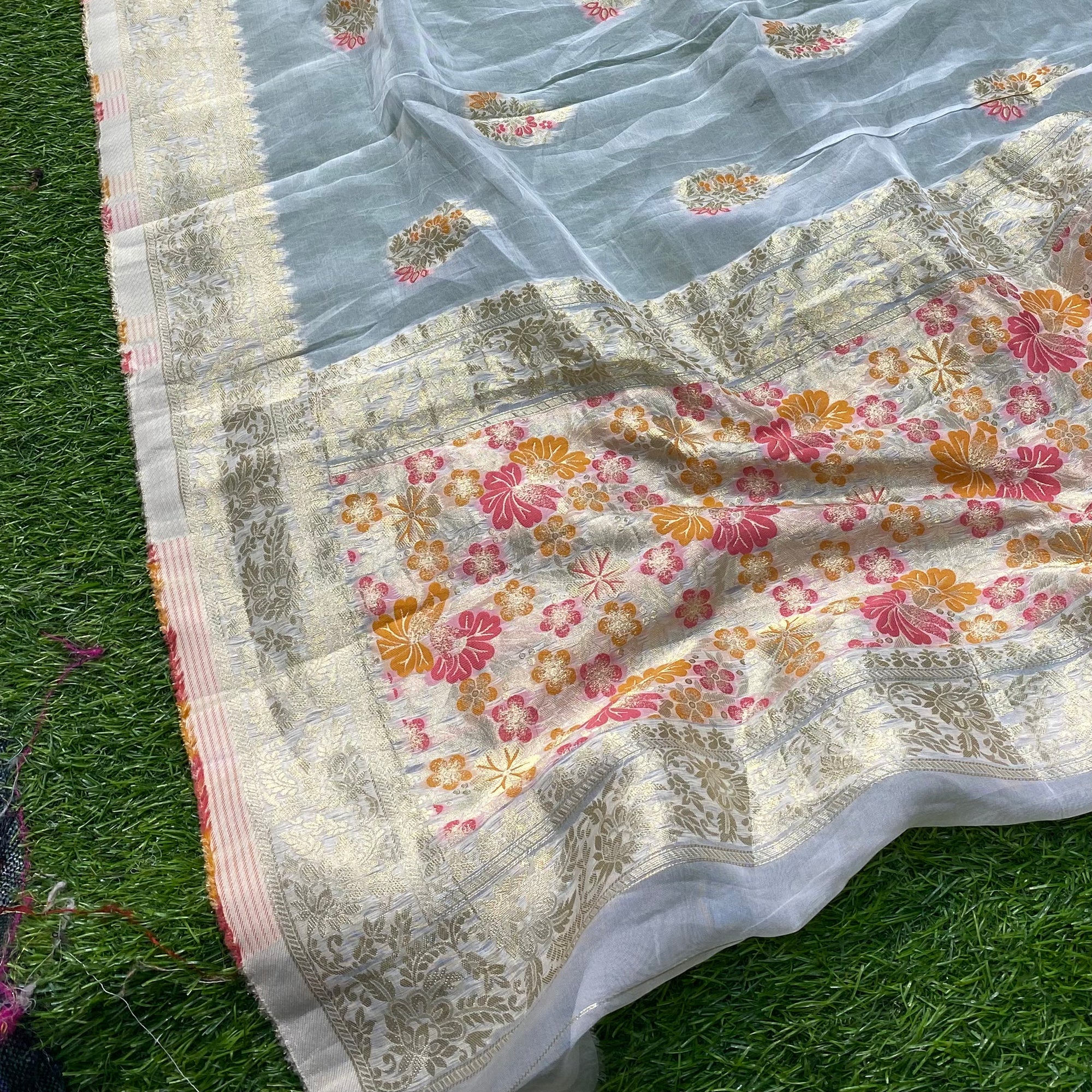 Premium Pure Soft Organza Saree! ♥ On Discount Now