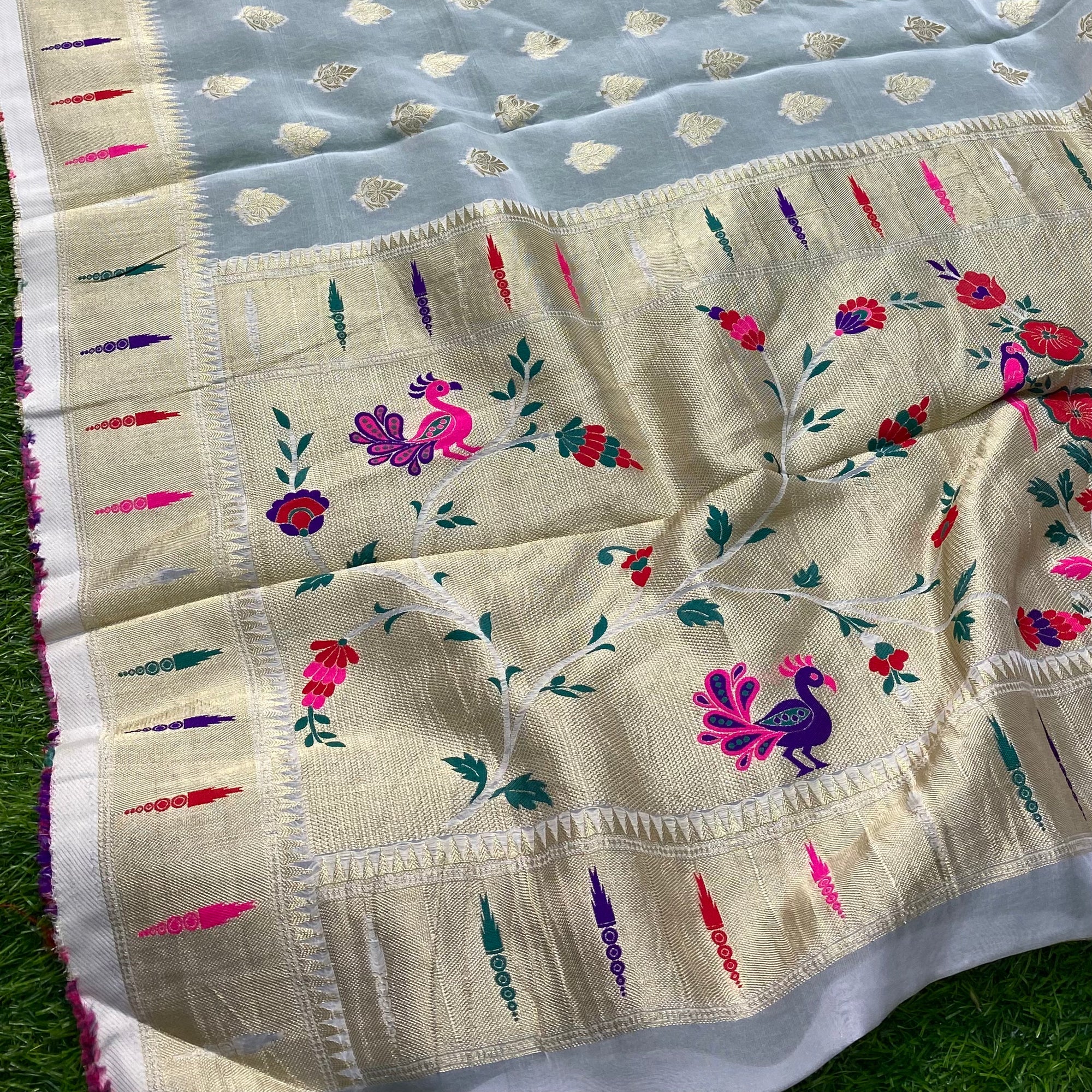 Premium Pure Soft Organza Saree! ♥ On Discount Now