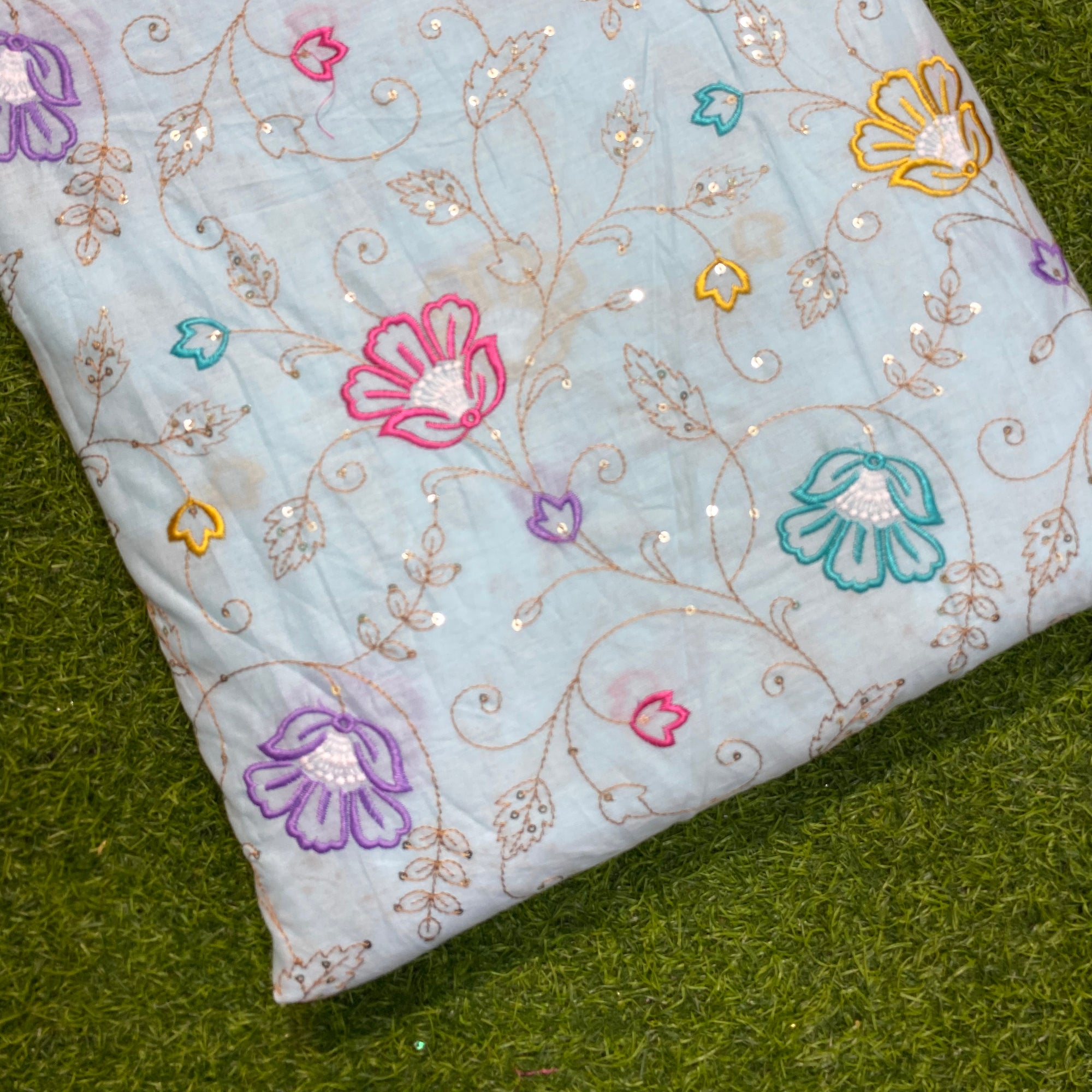 Most Premium Collection Of Pure Cotton Fabrics With Fine Embroidery