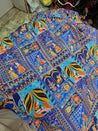 Most Premium RAJA RANI Design On Natural Crepe FABRIC