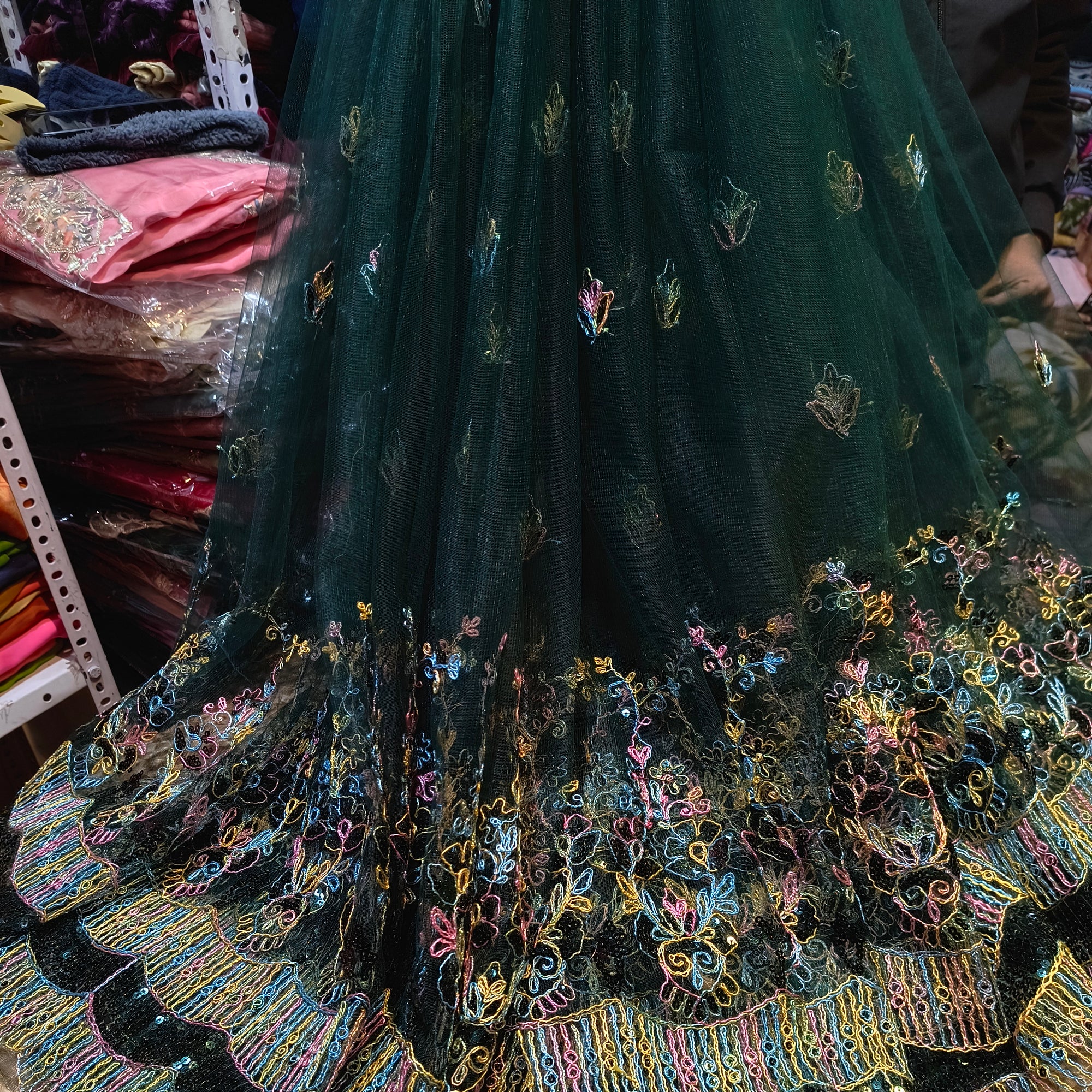 Most Premium Quality Of Net Fabric Sequin Work (Big WIDTH!!)