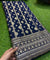 Premium Quality Of Dola Silk With Fine Zari Weaving & Sequin Zari Embroidery ( Dark Blue )