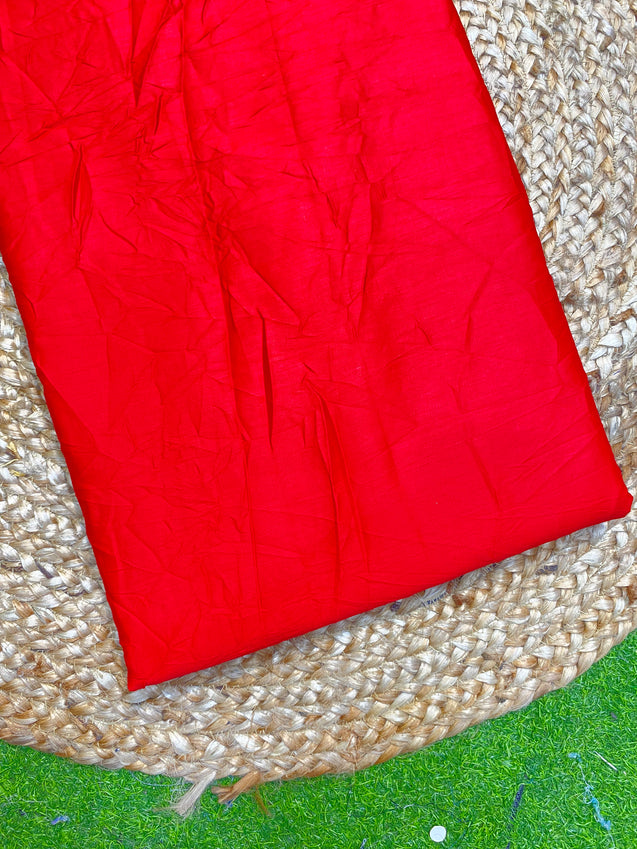 Most Premium Cotton Fabric - Jam Cotton Fabric (RED)
