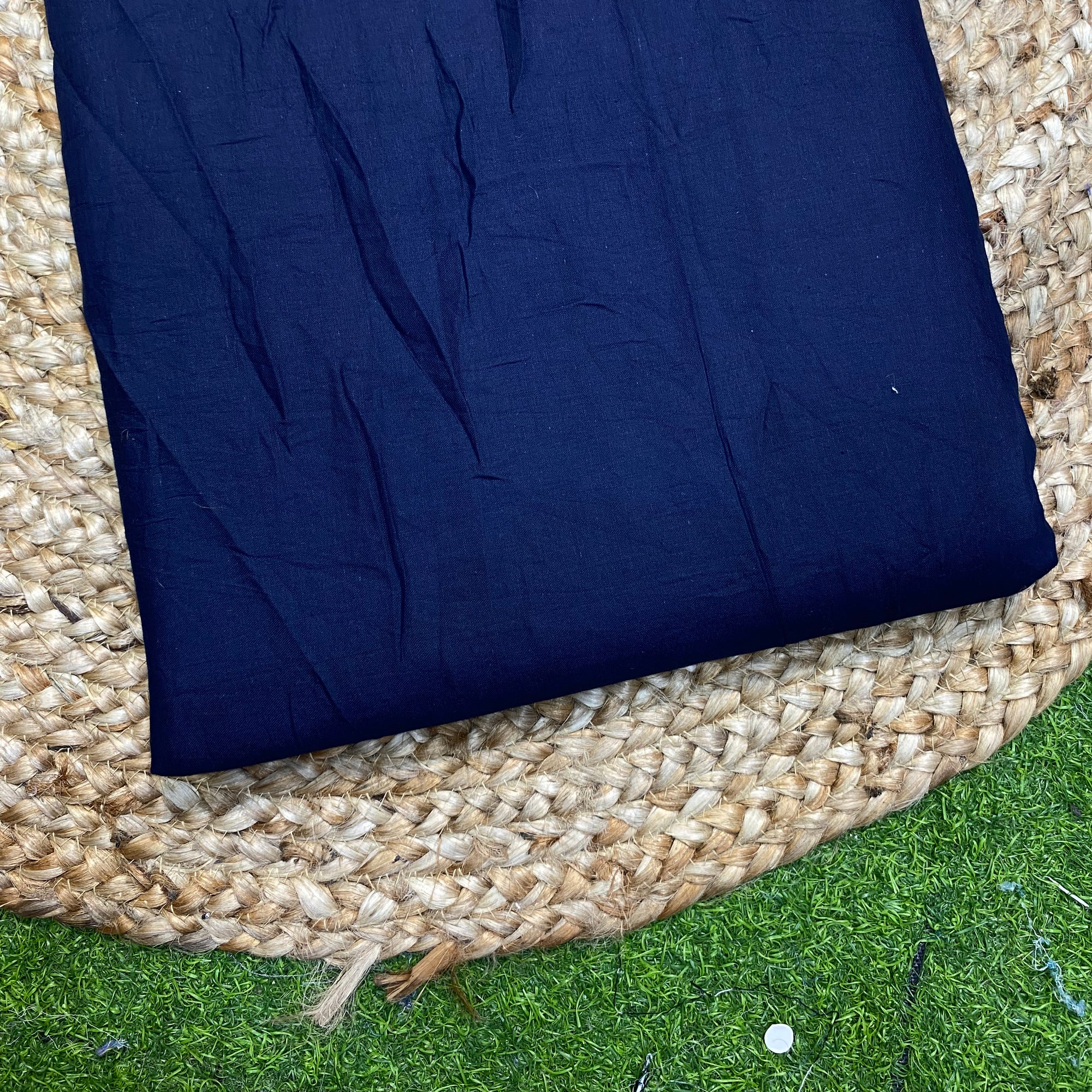 Most Premium Cotton Fabric - Jam Cotton Fabric (Dark Blue)