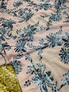 SALE Prices - Premium Quality Georgette Fabric With Sequin Embroidery