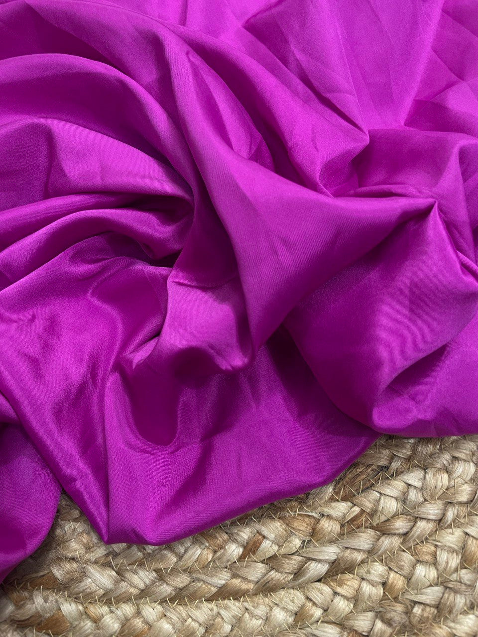(On SALE Prices) Plain Tapeta Silk Fabric Big WIDTH!! - Pink Purple
