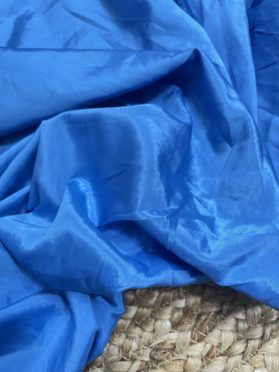 (On SALE Prices) Plain Tapeta Silk Fabric Big WIDTH!! - Sky Blue