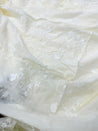 Most Premium Pure Fine Thread Embroidery On Mul Cotton FABRIC (Big WIDTH!!) (Dyeable Also)