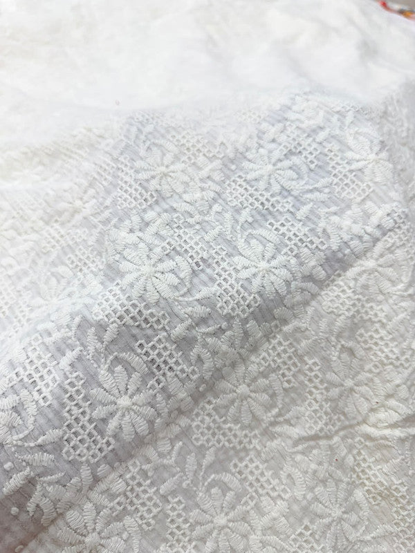 Most Premium Pure Cotton Lakhnawi FABRIC (Big WIDTH!!) (Dyeable Also)