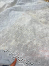 Most Premium Imported Pure Cotton Hakuba Chikankari Fabric (Big WIDTH!!)