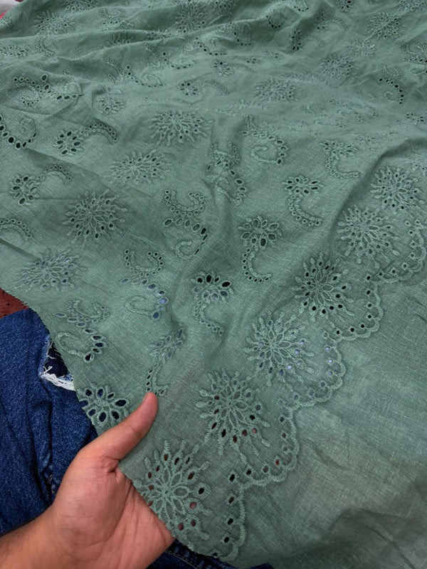 Most Premium Imported Pure Cotton Hakuba Chikankari Fabric (Big WIDTH!!)