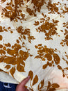 Most Premium Pure Cotton Hakuba Chikankari Printed Fabric (Big WIDTH!!)