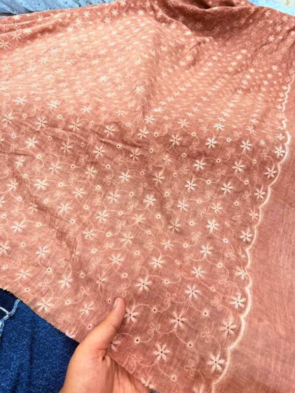 Most Premium Imported Pure Cotton Hakuba Chikankari Fabric (Big WIDTH!!)