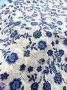 Most Premium Pure Cotton Hakuba Chikankari Printed Fabric (Big WIDTH!!)