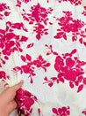 Most Premium Pure Cotton Hakuba Chikankari Printed Fabric (Big WIDTH!!)