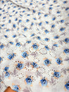 Most Premium Pure Cotton Hakuba Chikankari Printed Fabric (Big WIDTH!!)