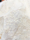 Premium Fine 3D Lakhnawi With Chikan On Pure Cotton FABRIC (Big WIDTH!!) (Dyeable also)