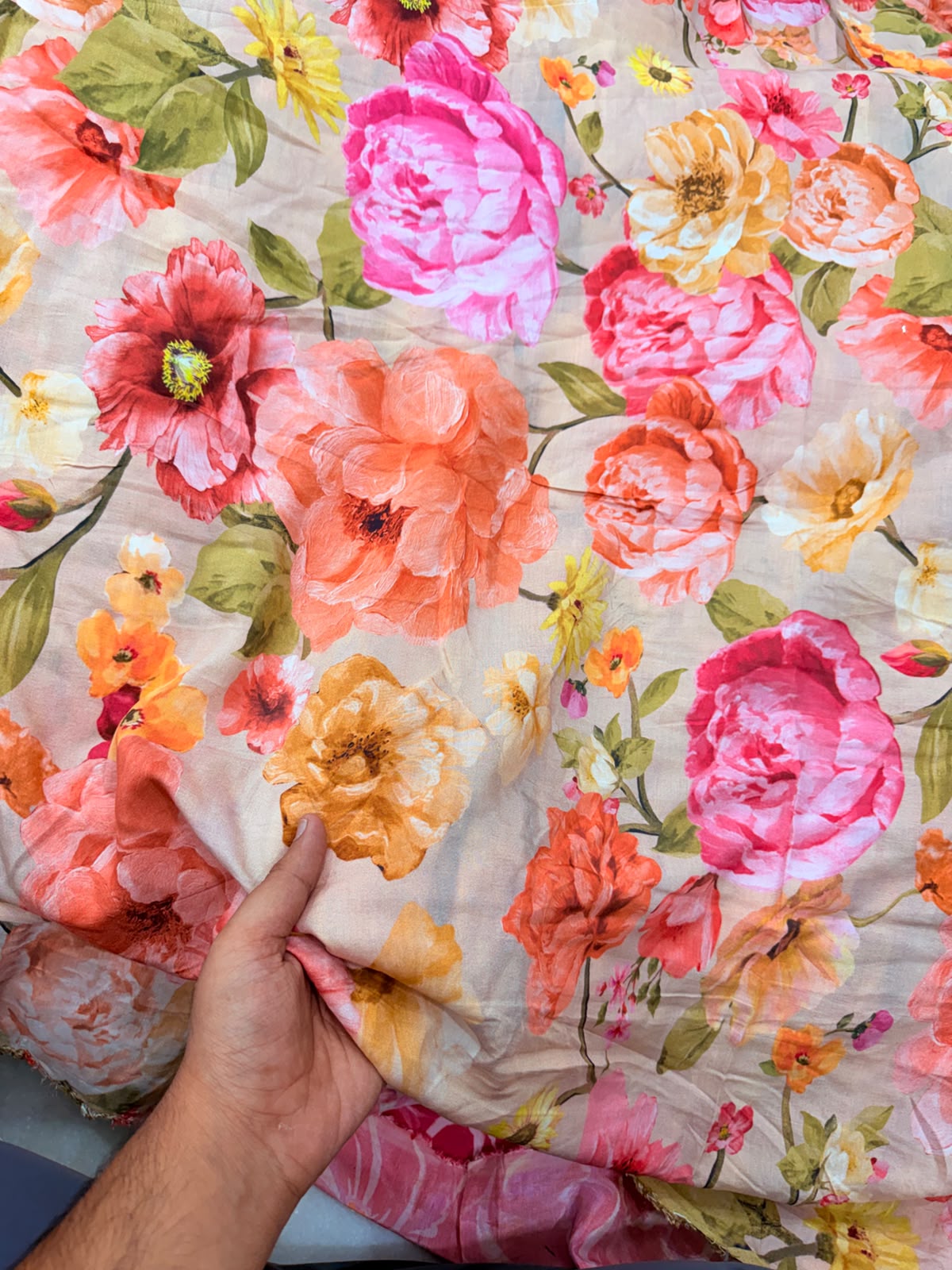 Most Premium BRANDED Pure Muslin Cotton PRINTED FABRIC (Big WIDTH!!)