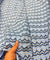 Most Premium Pure Fine Thread Embroidery On Stripes Cotton FABRIC (Big WIDTH!!)