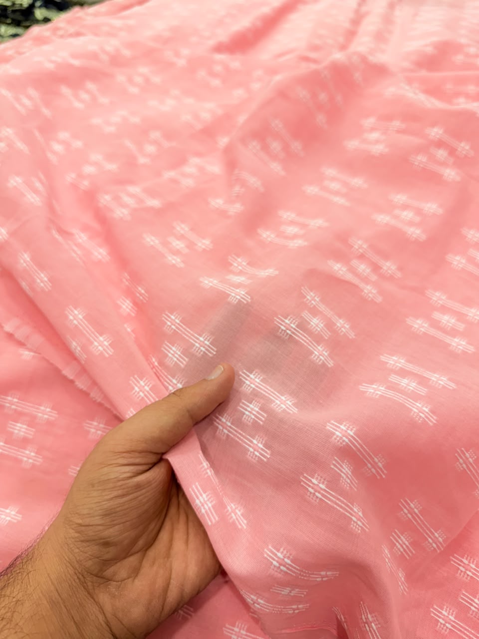 Most Premium Pure Mul Cotton FABRIC Dobby (Big WIDTH!!)