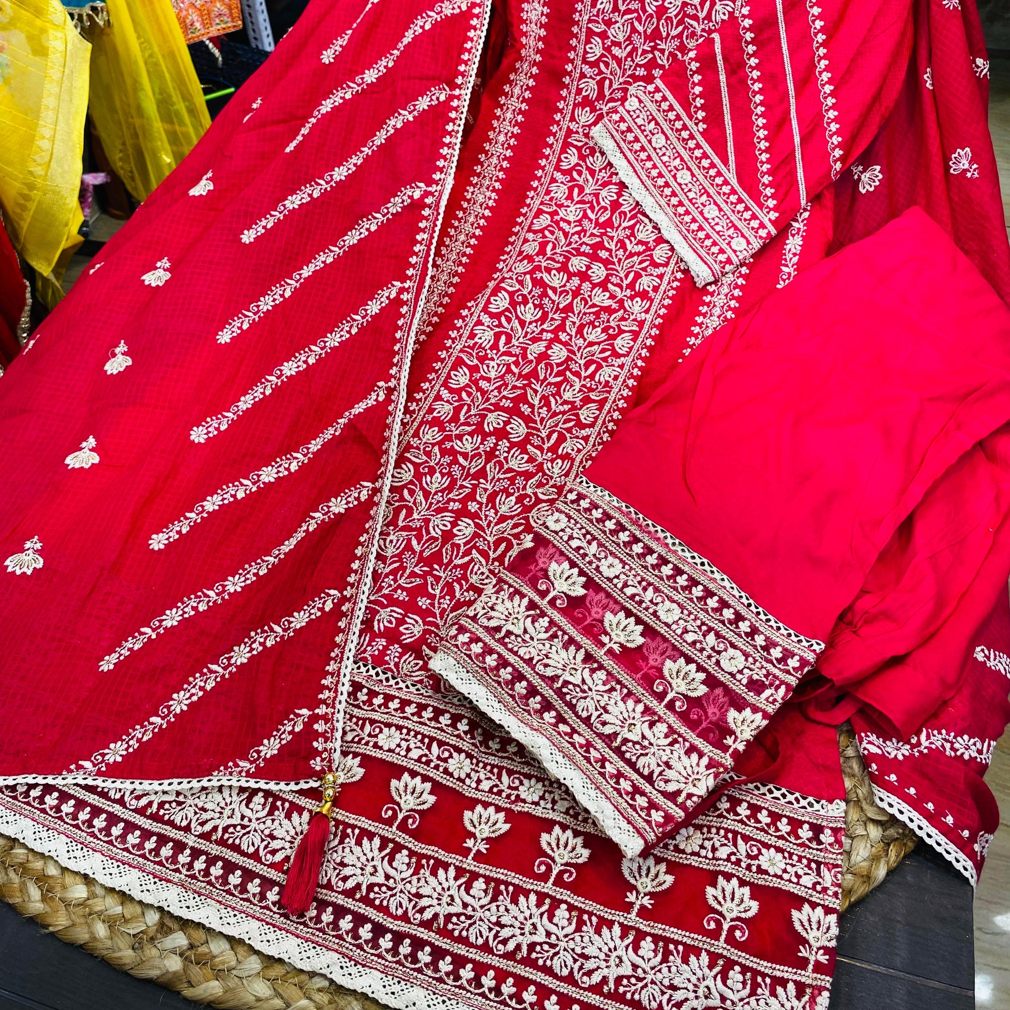 Premium READY To WEAR - Suits With BOTTOM & DUPATTA