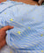 Most Premium Pure Fine Thread Embroidery On Stripes Cotton FABRIC (Big WIDTH!!)