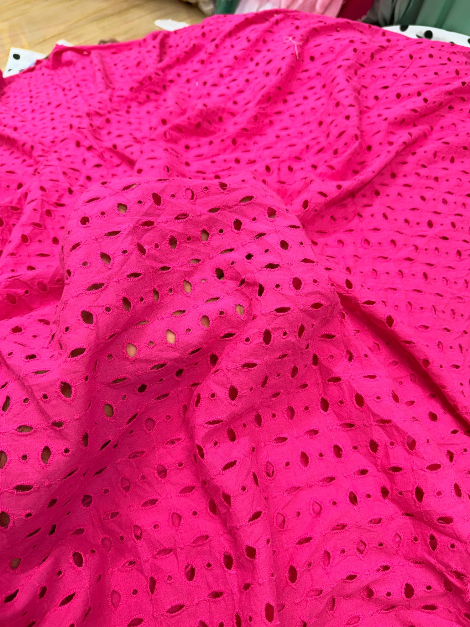 Most Premium Pure Hakuba Chikankari Cotton Fabric (Big WIDTH!!)