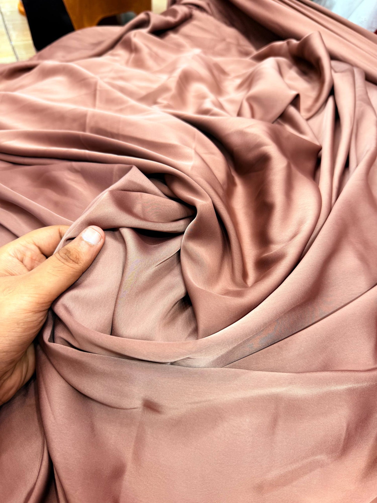 Premium Imported Quality Modal Armani Satin FABRIC (Big WIDTH!!)