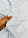 Most Premium Pure Cotton Hakuba Chikankari Fabric (Big WIDTH!!)