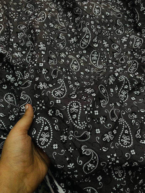 Most Premium Pure Mul Cotton Printed FABRIC (Big WIDTH!!)