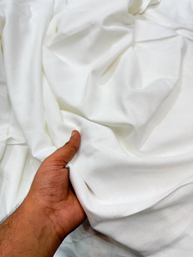 Most Premium Pure Linen Cotton Fabric (Big WIDTH!!) (Dyeable Also)