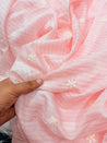 Most Premium Pure ORGANZA SILK Fabric FINE EMBROIDERY (Big WIDTH!!)