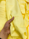 Most Premium Branded Export LINEN FABRICS (Big WIDTH!!) - LIGHT YELLOW