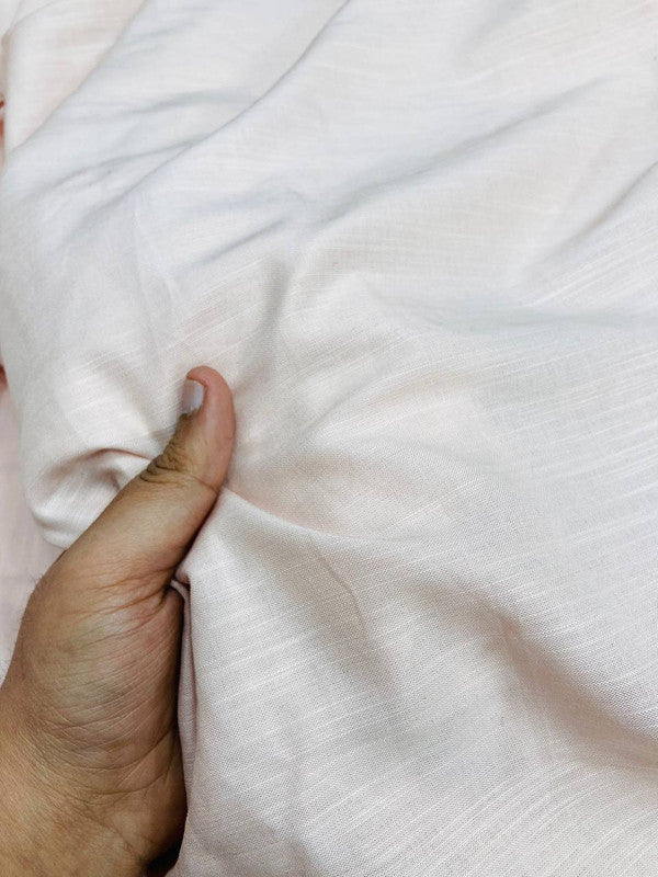 Most Premium Branded Export LINEN FABRICS (Big WIDTH!!) - Peach PINK