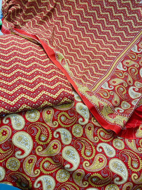 Premium BRANDED Pure Cotton PRINTED Suits (Complete Suit With Dupatta)