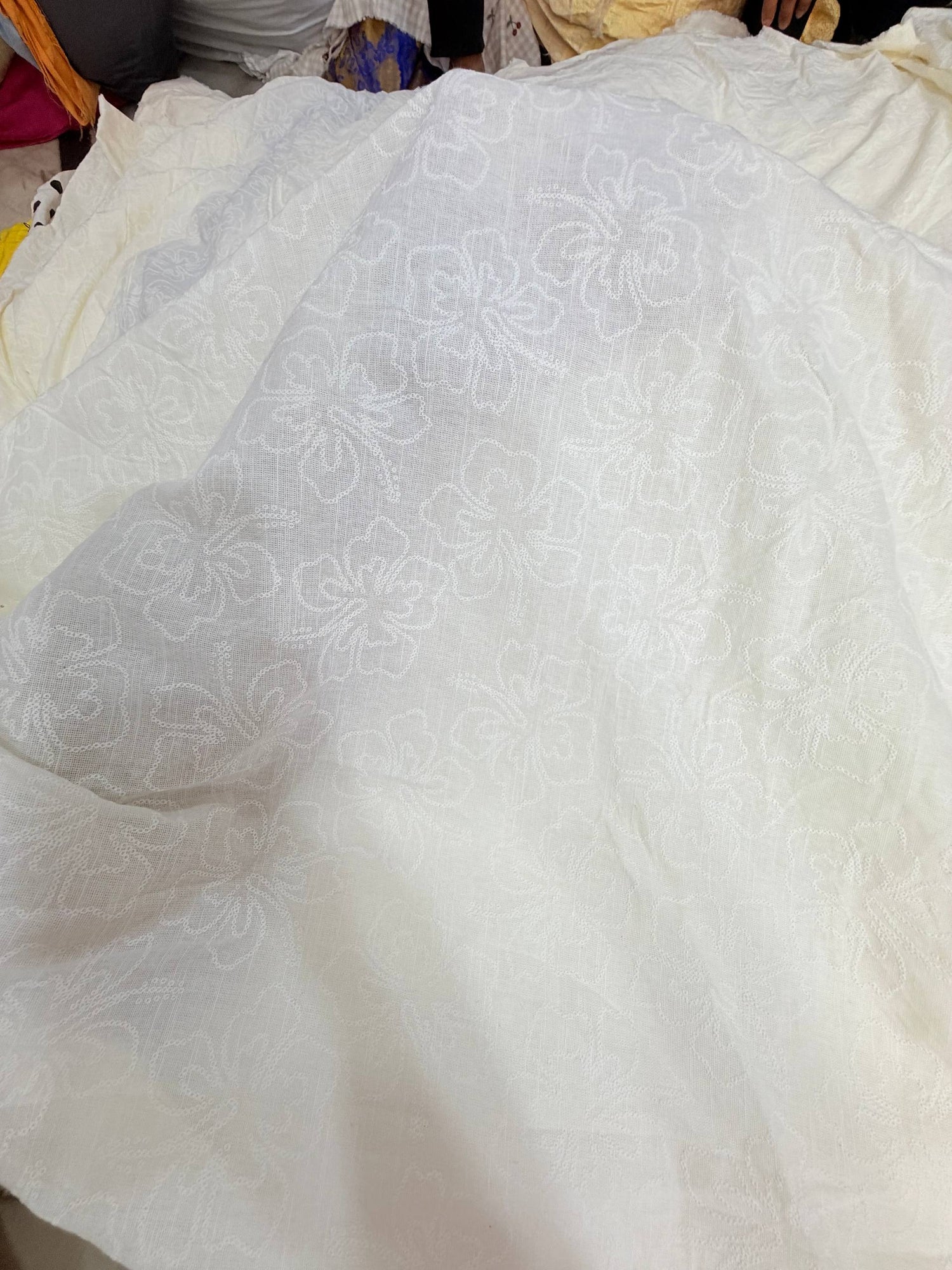 Most Premium Pure Linen Cotton FABRIC Khaddi PRINTED (Big WIDTH!!)
