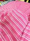 Most Premium Pure Fine Stripes LINEN Cotton FABRIC (Big WIDTH!!)