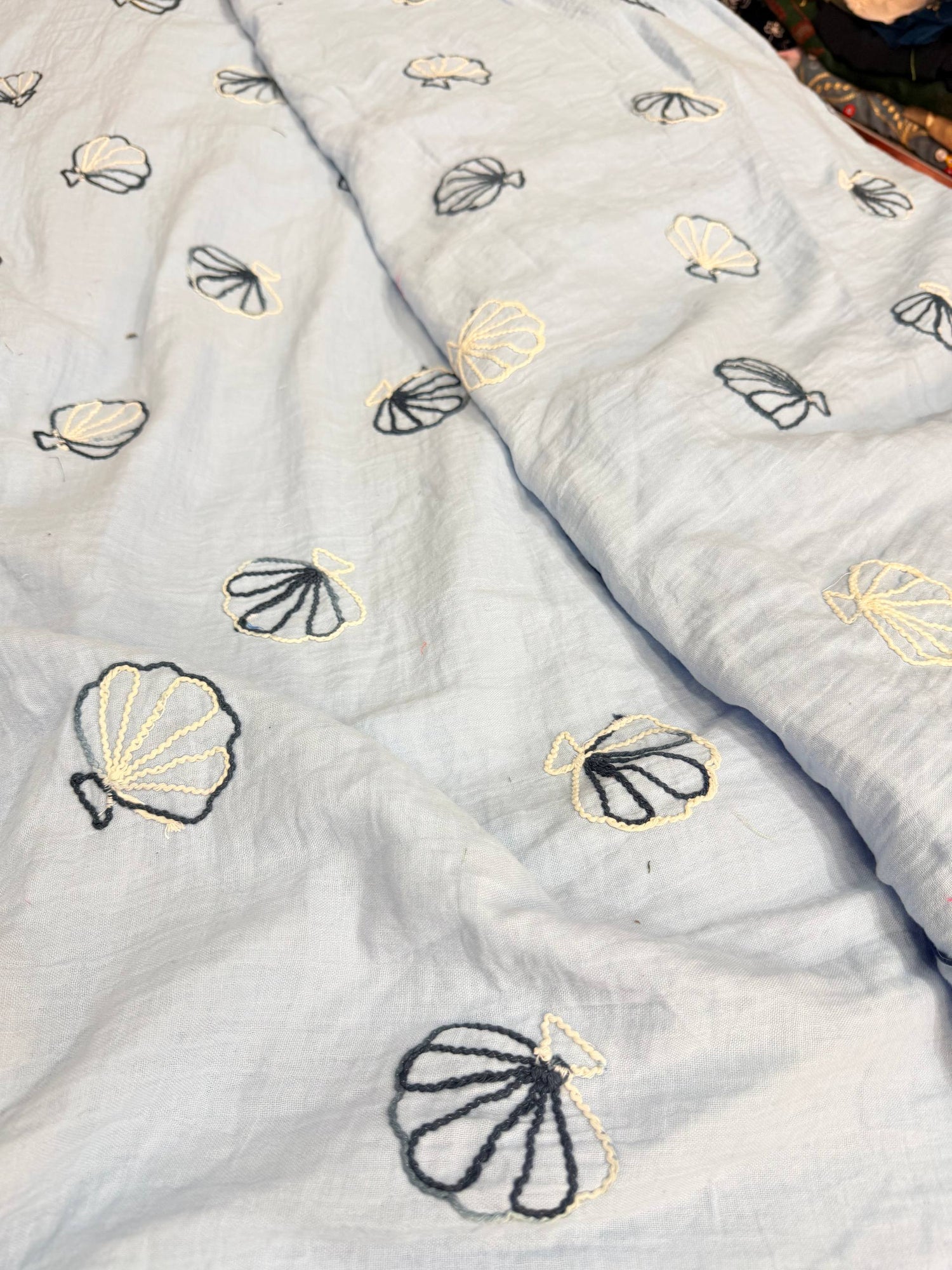Most Premium Pure Double Cloth Cotton EMBROIDERY FABRIC (Big WIDTH!!)