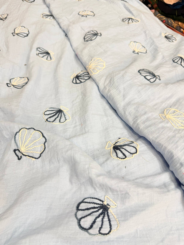 Most Premium Pure Double Cloth Cotton EMBROIDERY FABRIC (Big WIDTH!!)