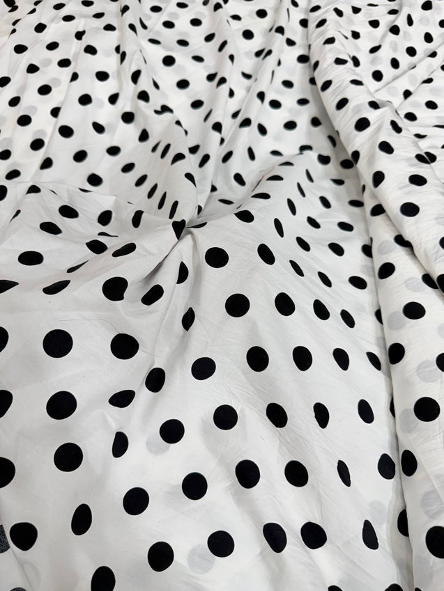 Most Premium Pure Polka Dots Cotton PRINTED FABRIC (Big WIDTH!!)