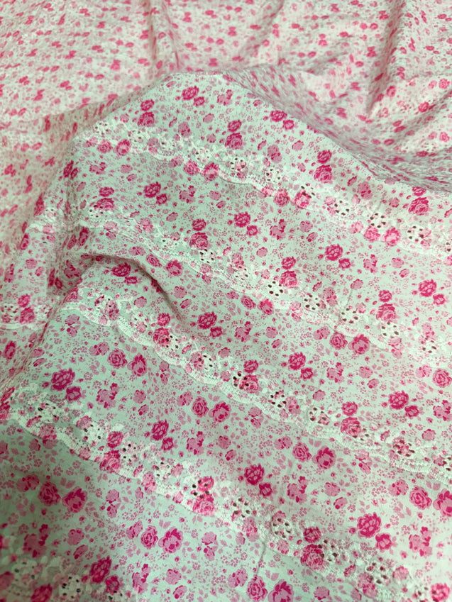 Most Premium Pure Hakuba Chikankari Cotton Fabric (Big WIDTH!!)