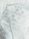 Most Premium Pure Hakuba Chikankari Cotton Fabric (Big WIDTH!!) Dyeable Also