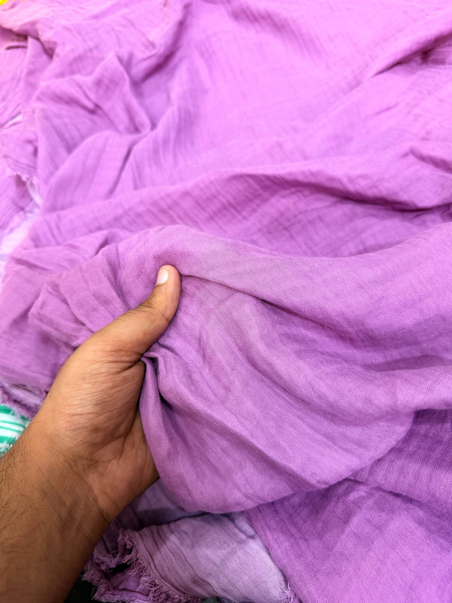 Plain Double Cloth Cotton FABRIC (Big WIDTH!!)