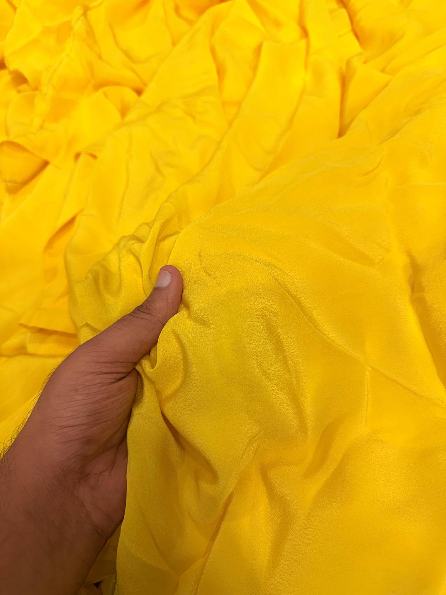 Most Premium Pure Natural CREPE FABRIC (Big WIDTH!!)
