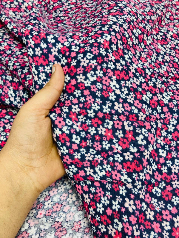 Most Premium Pure Double Cloth Cotton PRINTED FABRIC (Big WIDTH!!)