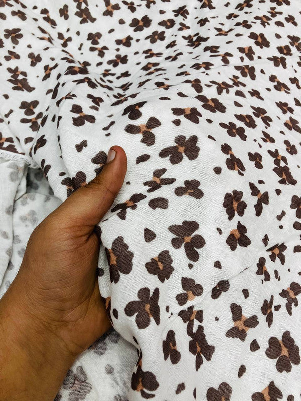 Most Premium Pure Double Cloth Cotton PRINTED FABRIC (Big WIDTH!!)