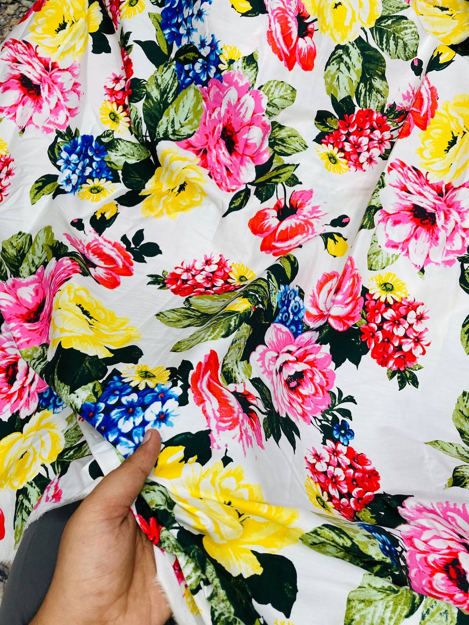 Most Premium Pure Modal Cotton Printed FABRIC (Big WIDTH!!)